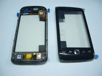 Carcasa Frontal con Digitalizador Teclado BlackBerry 9860 Negro