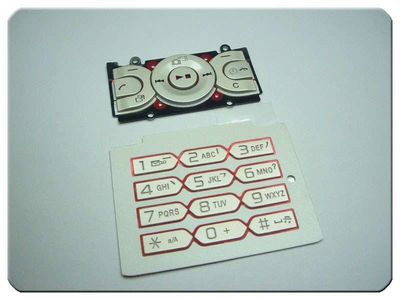 Teclado Numérico Funcional Sony-Ericsson W595 Blanco