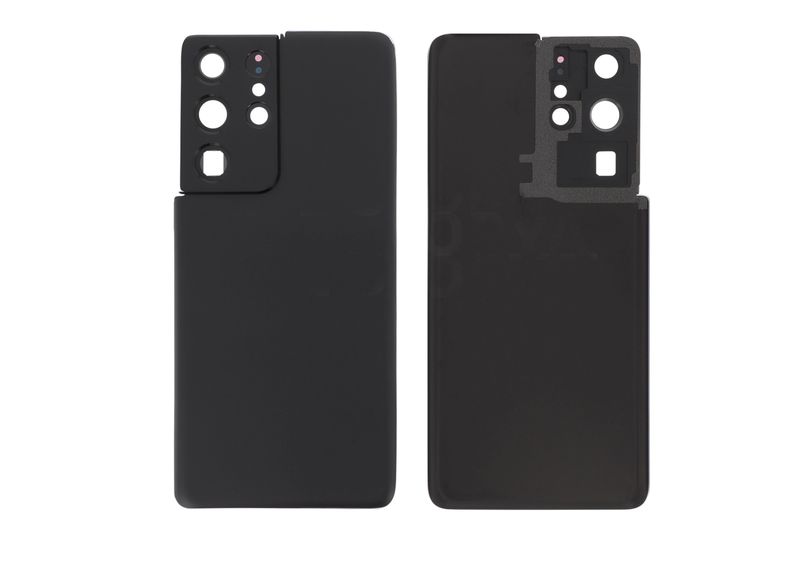Tapa Batería Compatible Negra Samsung Galaxy S21 Ultra 5G (Sin logotipo)