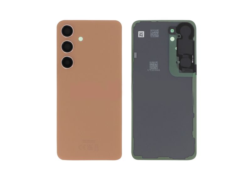 Tapa Batería Compatible Naranja Samsung Galaxy S24 (Sin logotipo)