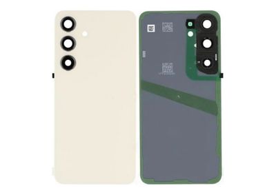 Tapa Batería Compatible Amarillo Crema Samsung Galaxy S24 Plus (Sin logotipo)