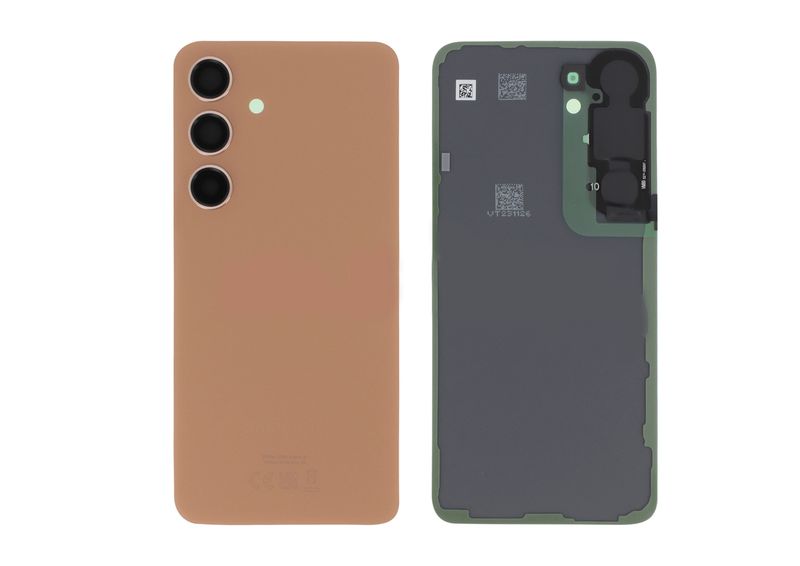 Tapa Batería Compatible Naranja Samsung Galaxy S24 Plus (Sin logotipo)