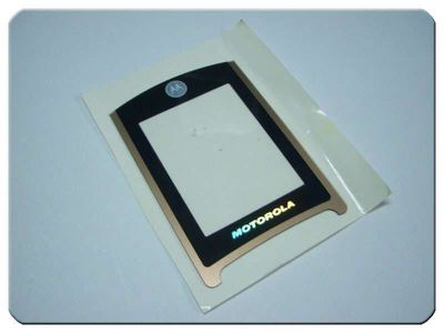 Ventana Display Motorola V8 Dorada